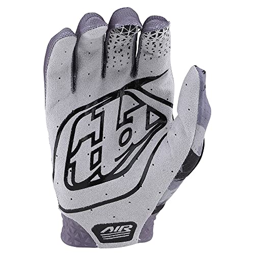 Troy Lee Designs Motocross Motorcycle Dirt Bike Racing Mountain Bicycle Riding Gloves, Air Glove Brushed (Black/Gray, Large) #TOP1