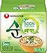 Nong Shim Instantnudeln Soon Veggie Ramyun – Koreanische Gemüse Ramen Suppe mild - Instantsnack - schnelle Zubereitung – Vorteilspack à 560g