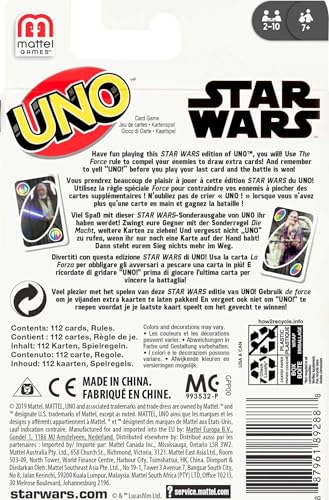 Mattel Games - GPP00 UNO Star Wars Kartenspiel, Gesellschaftsspiele ab 7 Jahren – Bild 7