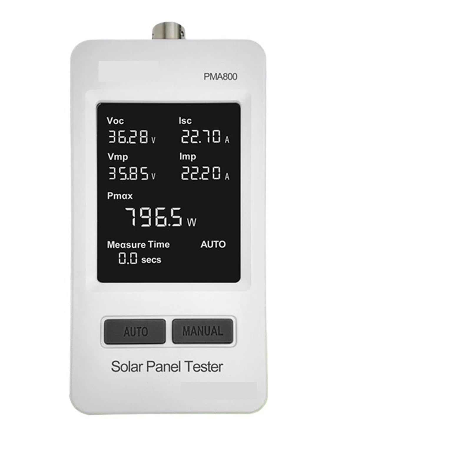 Solar Panel Tester Photovoltaic Panel Multimeter MPPT Auto/Manual Voltage Tool Voltmeter Power Tester(PMA800)