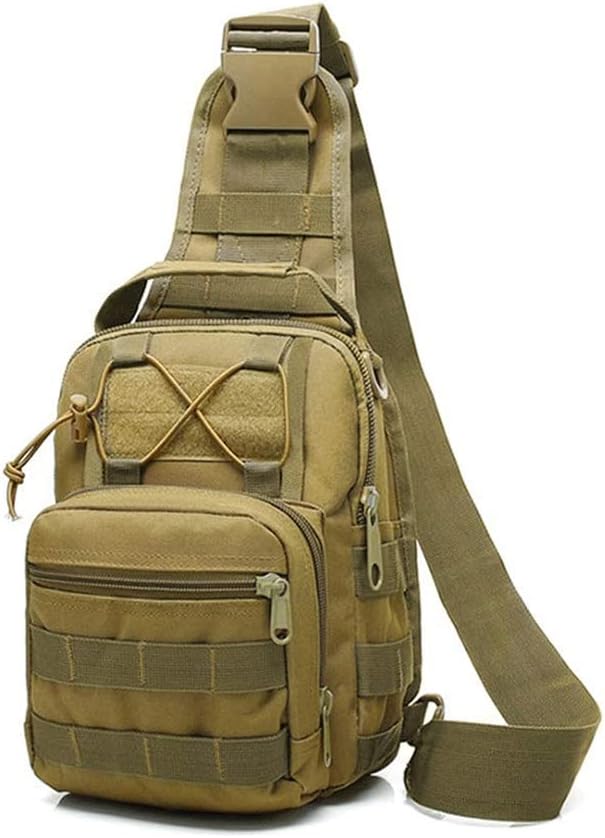 Military Daypack Sling Chest Pack Bag Backpack Shoulder Crossbody Duty Gear for Camping Trekking
