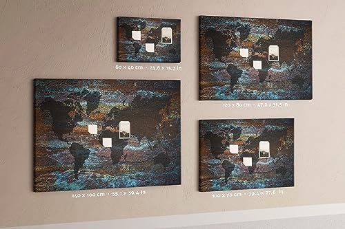 Tableau liège pour planification de tâches et notes de bureau 120x80 - 6