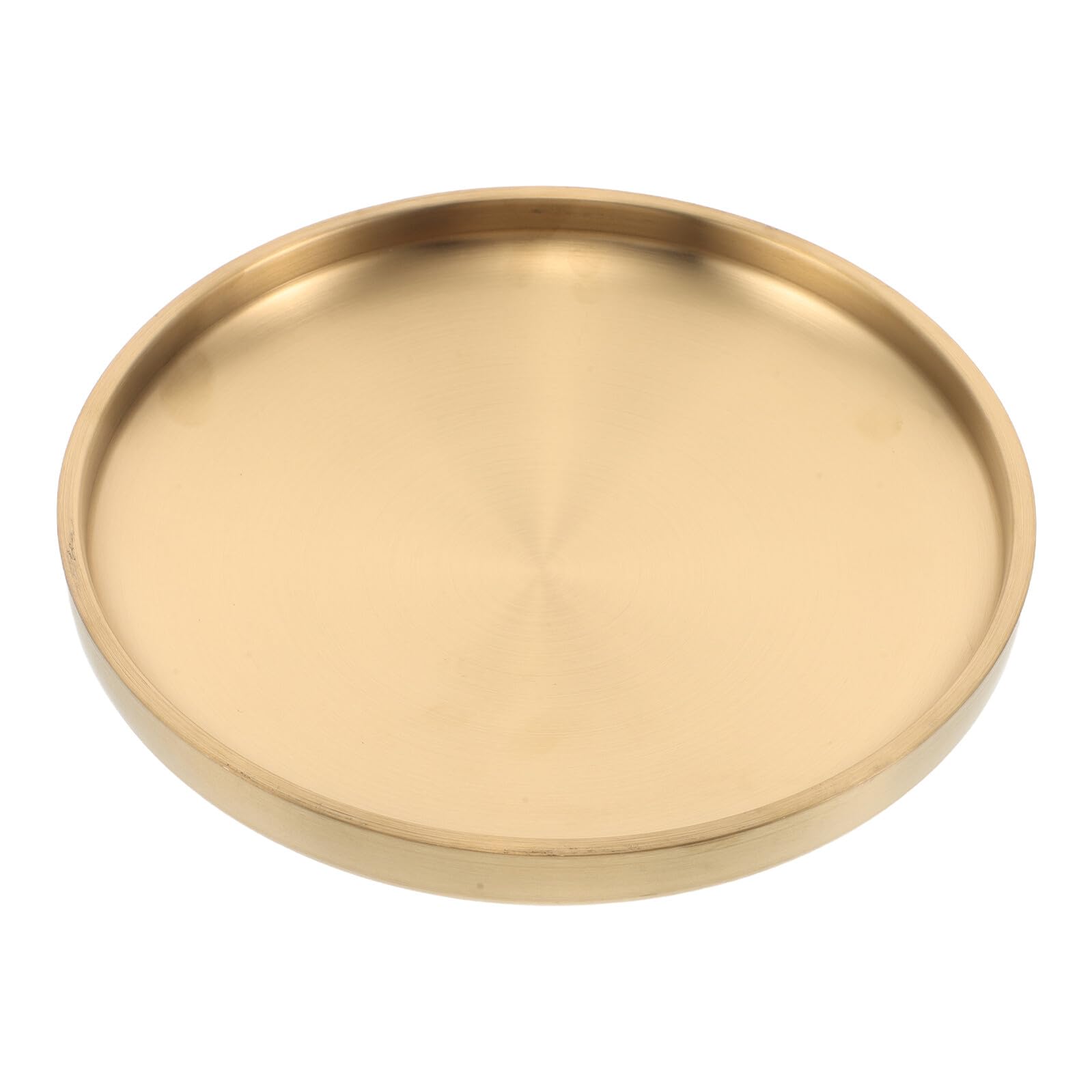 Cuenco Resistente y Elegante Dorado Decorativo Grande Acero Inoxidable Llaves y Joyas Organizador para Llaves y Joyas para Entradas y Vestíbulos