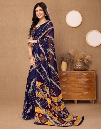 Image of Yashika Georgette Womens Saree