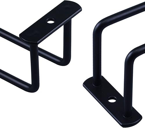 Miniatura 6 de Estante para copas de vino de hierro negro de 13.4 pulgadas debajo del gabinete