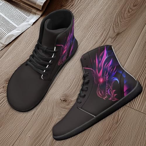 Binienty Mens Barefoot Shoes High Top Womens Minimalist Trail Running Barefoot Shoes Wide Toe Box4