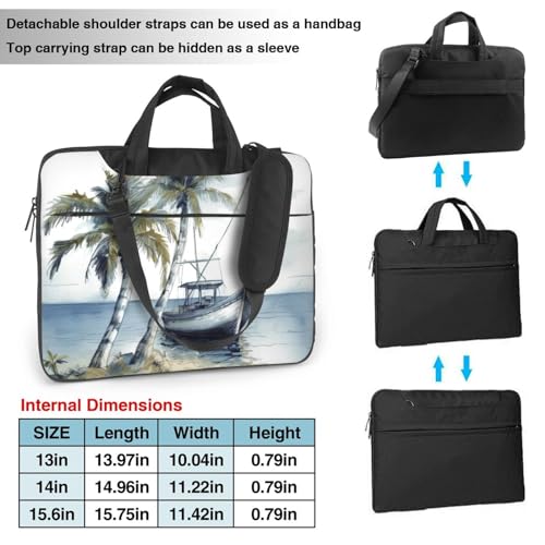 Bolso de hombro para laptop KHiry unisex 14 pulgadas miniatura 2