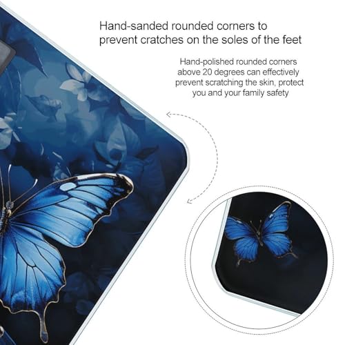 Báscula Digital de Baño con LCD Brillante y Vidrio Templado miniatura 4