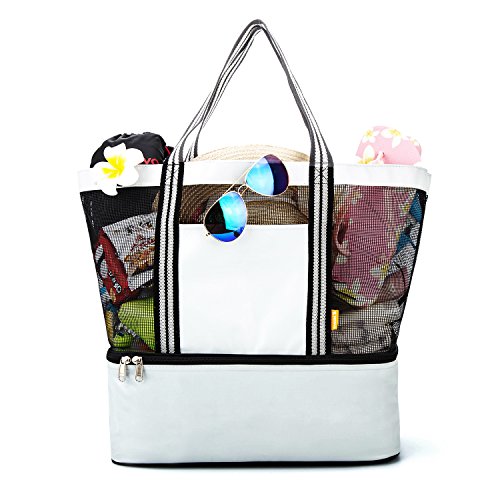 beach bag with cooler bottom
