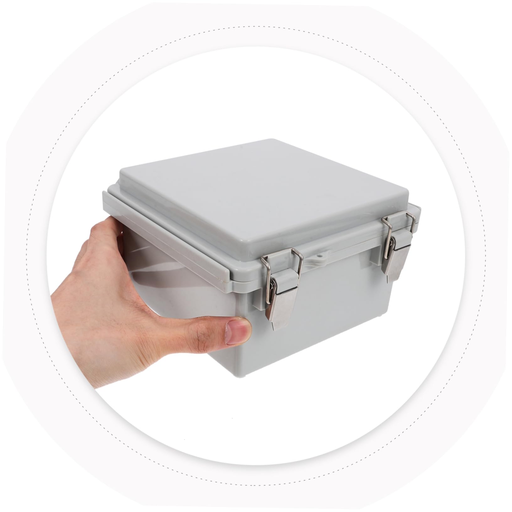 SOLUSTRE 2pièces Boîte De Jonction Électrique Étanche Et Inoxydable Idéale Pour Installations Extérieures Et Projets De Bricolage