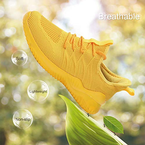 Image of KEEZMZ Womens Ladies Walking Running Shoes Slip On Lightweight Casual Tennis Sneakers Clothes Shoes