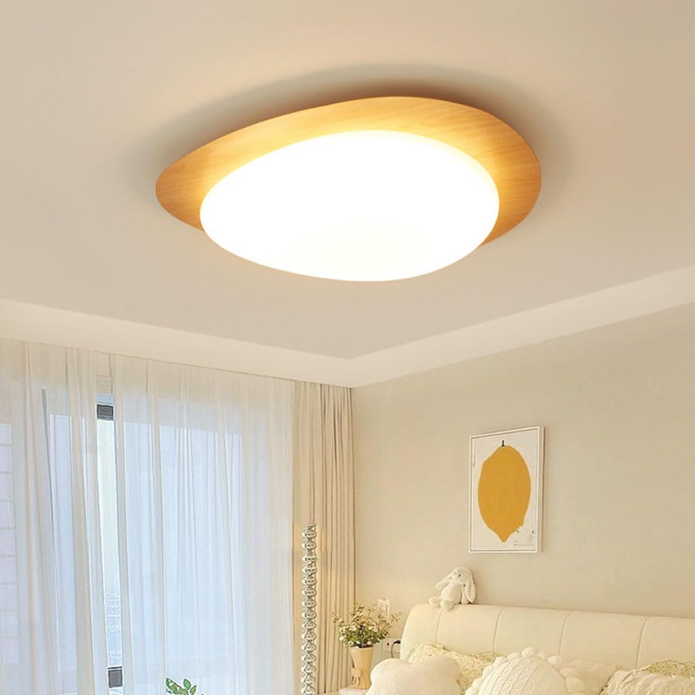 Kreatywna lampa sufitowa LED żwirowa lampa sufitowa Japoński styl Wabi-sabi 5500K lampa sufitowa biała lampa dzienna, łatwa w instalacji do kuchni, korytarza, ganku