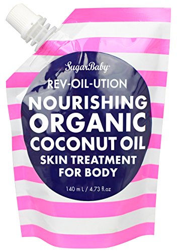 SugarBaby Rev Oil Ution Nourishing Coconut Oil Treatment for Face, Body and Hair, 4.73 Fl. Ounce