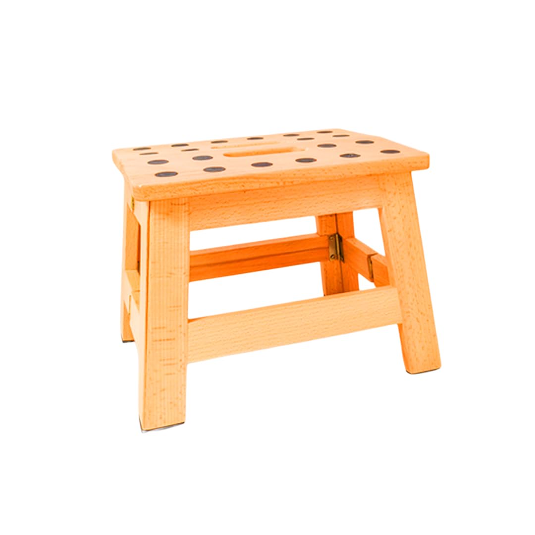 Forma House Wooden Foldable Stool, Portable Design, Lightweight Step Stool, Anti-Slip - Image 2