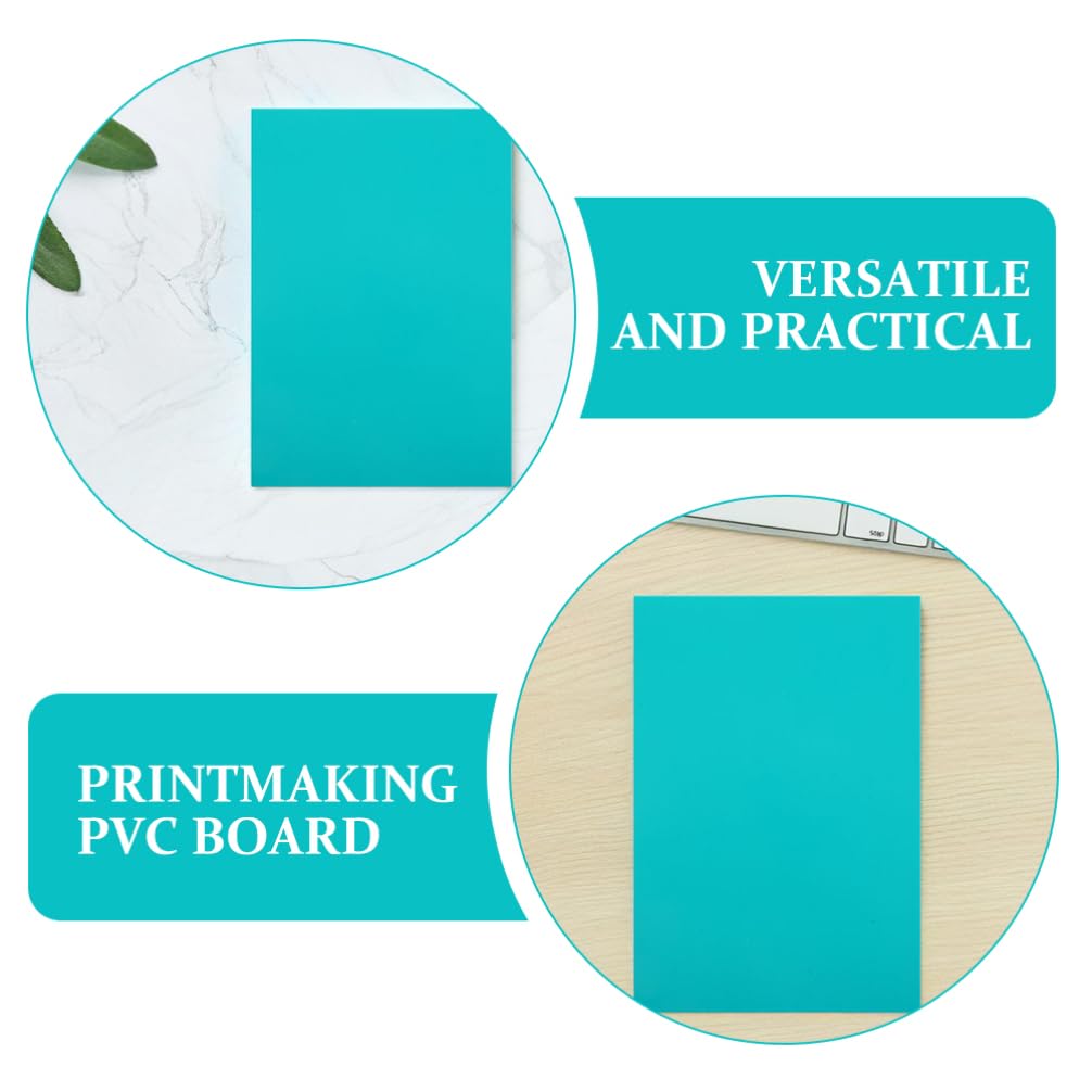 Verde Bloque de Linóleo de Pvc, 4 Piezas para Grabado