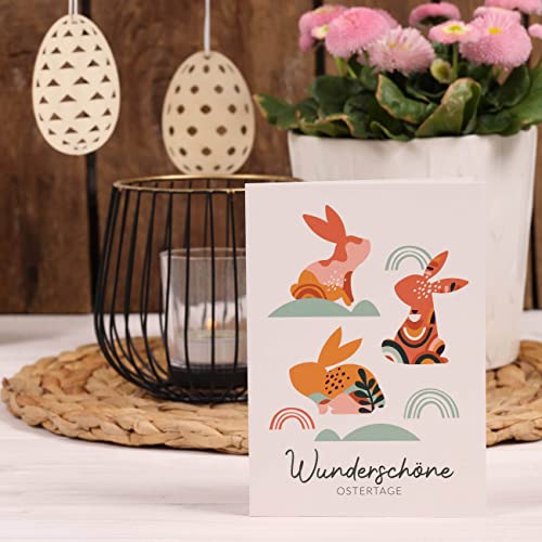 Papierdrachen Biglietti pieghevoli per Pasqua, 6