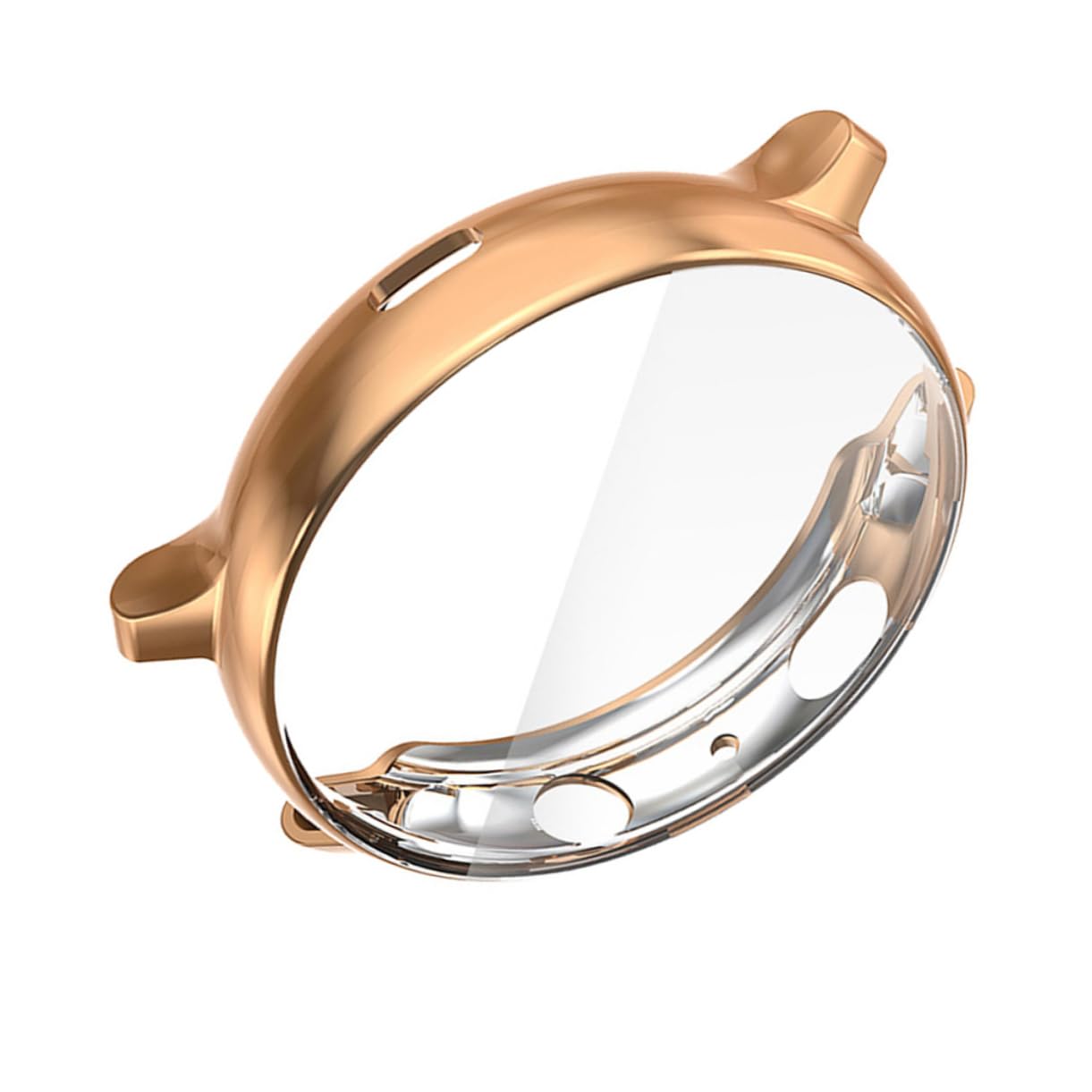 OSALADI Screen Protector Watch Case Electroplate Watch Shell Active 2 Cover Rose Gold Bling Protector All Around Case Smartwatch Accessories Watch Plated Case Overall Wtch Screen Set