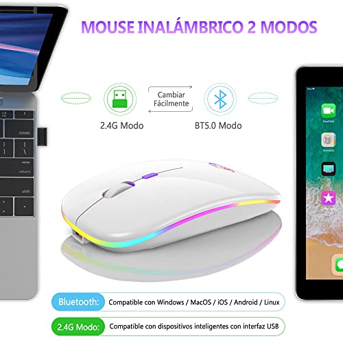 Mouse De Computadora, Personal Computer instalar mouse inalambrico Marca E T EASYTAO (2)