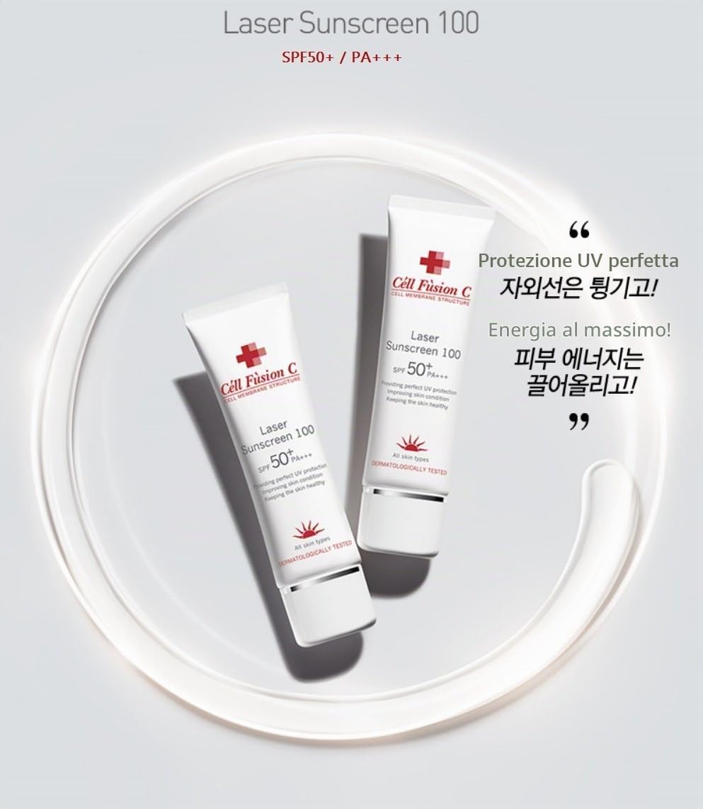 Cell Fusion C Laser Sunscreen100 1.69Oz Spf50+/Pa+++ Perfect Sun Protection For All Skin Type