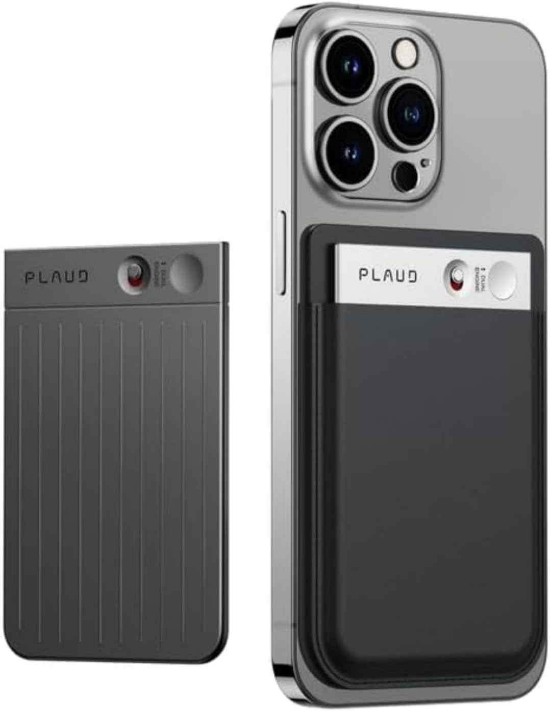 PLAUD NOTE AI Voice Recorder, Transcribe & Summarize Empowered by ChatGPT-4o, Support 57 Languages,Dictaphone, 30H Recording, AI Noise Reduction for Meetings Interviews Calls, 64GB,Black