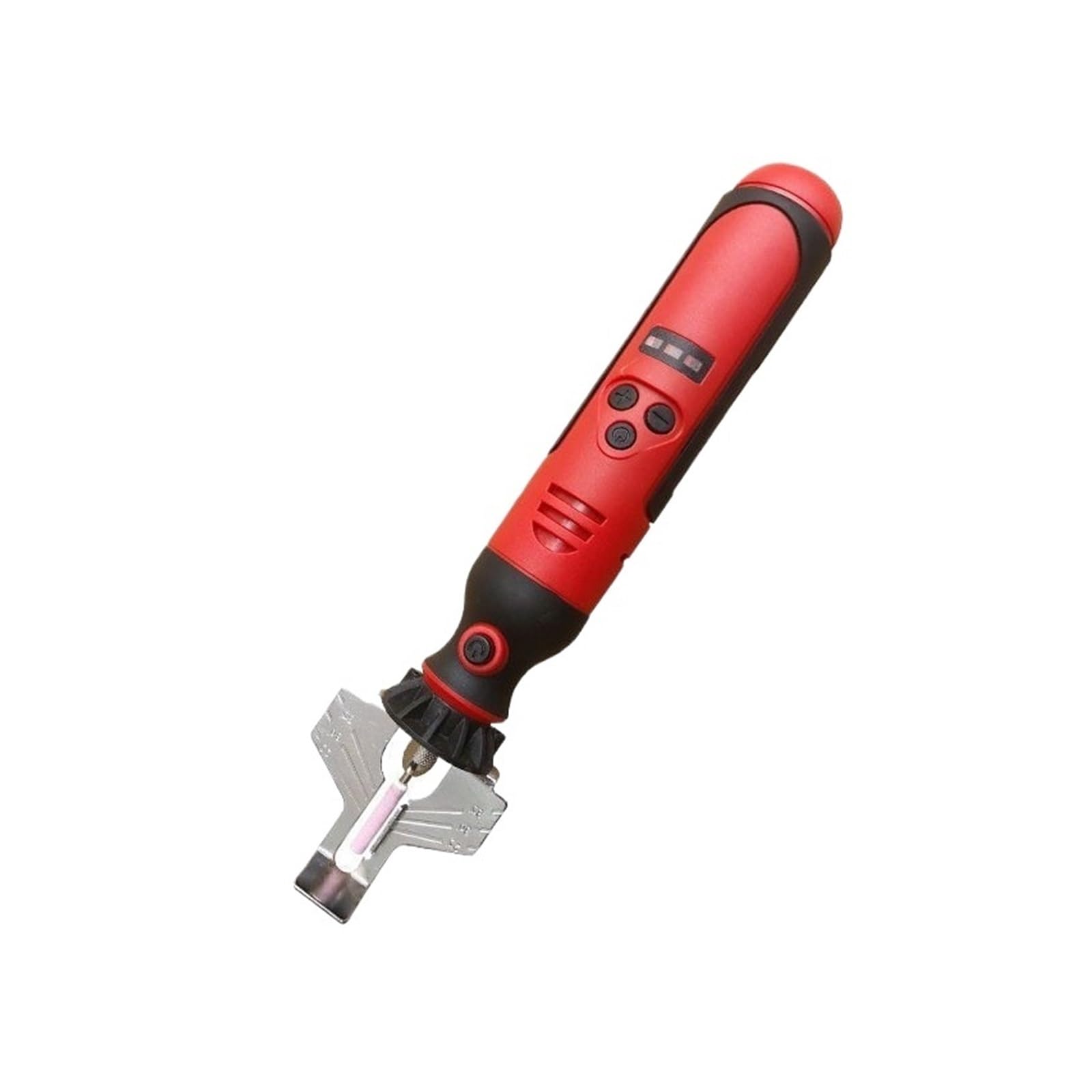 Herramienta de afilado motosierra, Kit afilador inalámbrico, juego mano, cadena roja, Grado industrial
