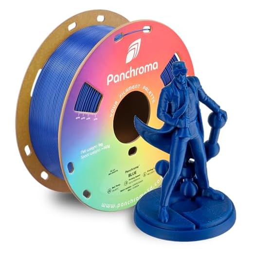 Polymaker Panchroma CoPE 3D Printer Filament, Blue 3D Printing Filament 1.75mm 1kg, Prints Better Than PLA, Enables High Speed Printing, Compatible with Most 3D Printer, Blue
