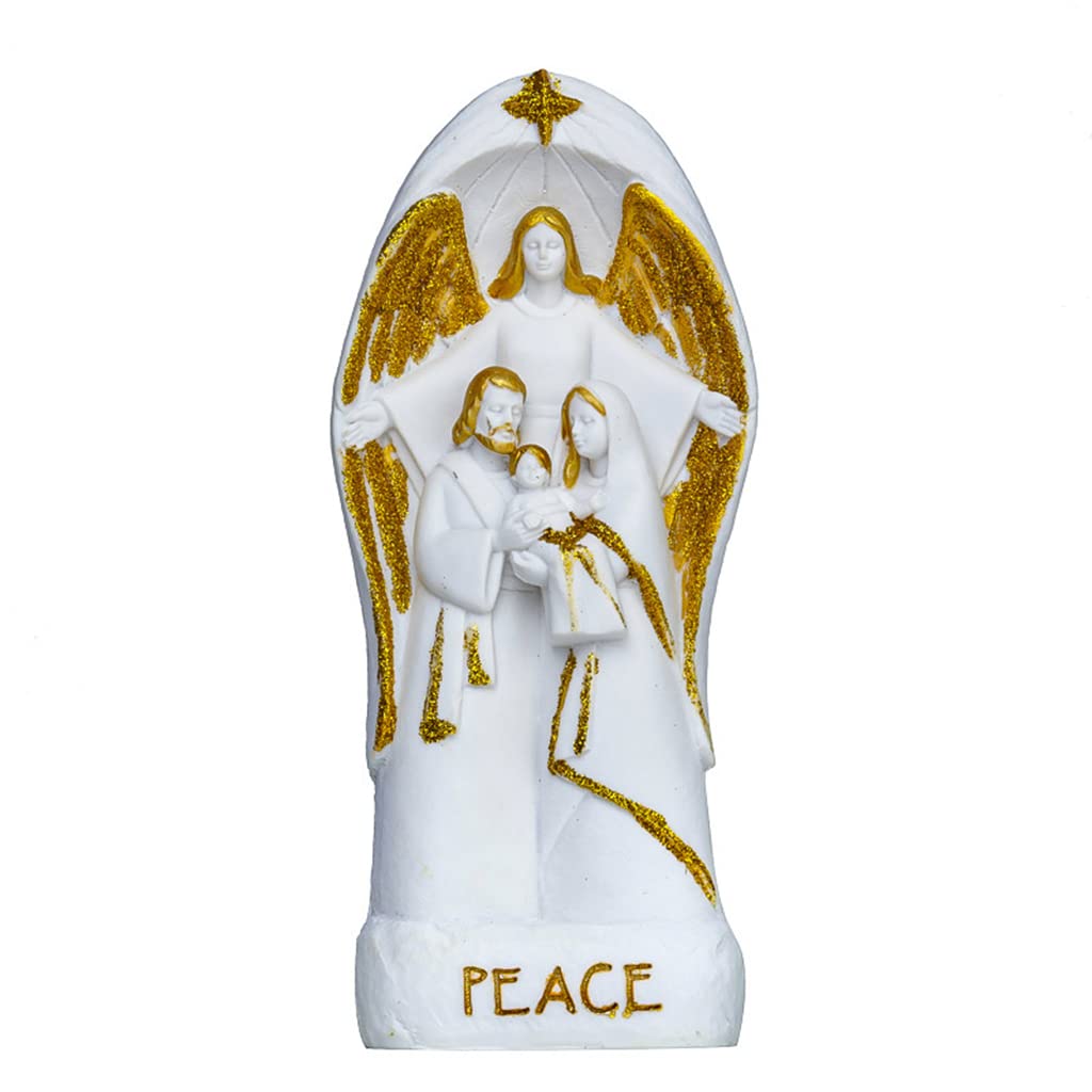 Tsophreniq Furnishing Articles Resin Statue Nativity Scene Christmas Living Room Table Home Decoration Sculptures Home Decor Collection Holy Figurine Religious Statue