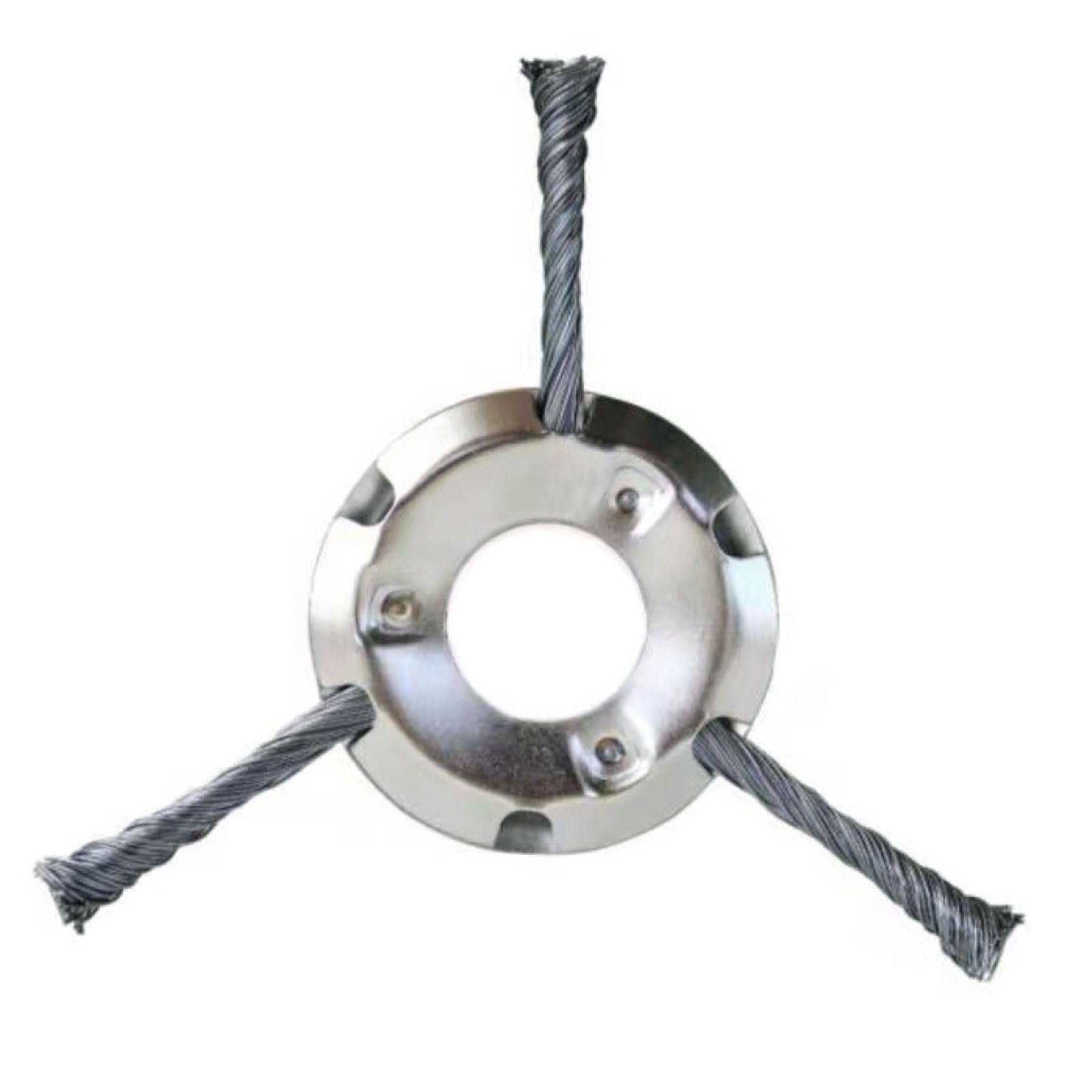 Steel Wire Brush Cutter Rotary Weed Brush Twist Knot Trimmer Head 25.4mm Hole Diameter for Lithium Battery Grass Trimmer (3T)