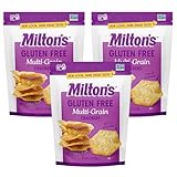 Milton’s Gluten Free Crackers (Multi-Grain). Multi-Grain Gluten-Free Baked Crackers (Pack of 3, 4.5 oz).