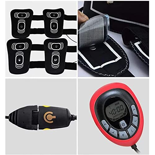 Cinturón adelgazante eléctrico recargable para pérdida de peso y tono muscular, correa ajustable para las piernas para tonificar eficazmente
