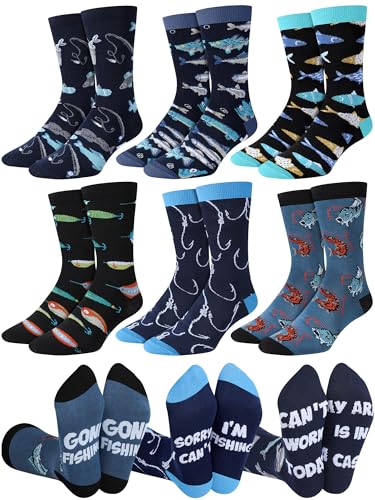 Eurzom 6 Pairs Fishing Socks