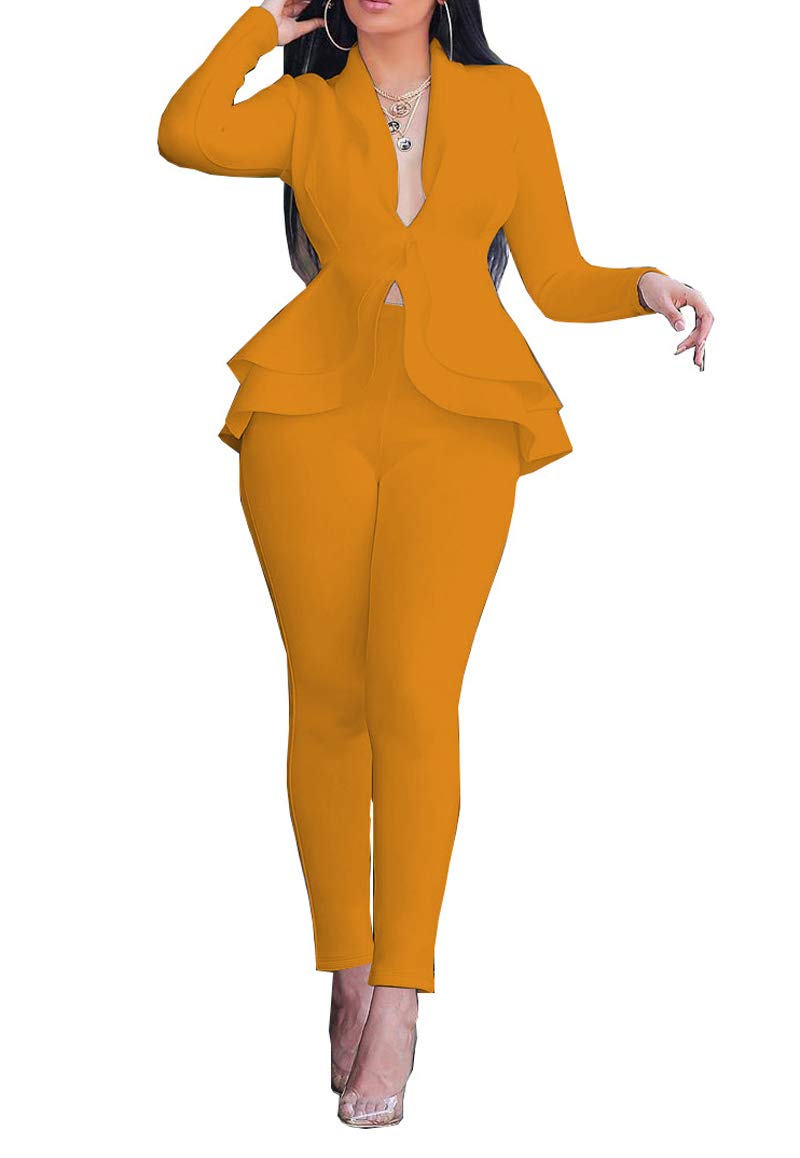 Aro Lora Pant Suits for Women Dressy Casual 2 Piece Outfits