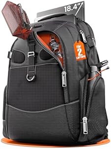 Everki Business 120 2 Laptop-Rucksack mit Regenschutz, 40L Fassungsvermögen, großes Fach für Laptops bis zu 18, 4 Zoll, gepolsterte Tasche, strapazierfähiges Design mit mehreren Taschen – EKP120P-ECO