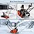 Cordless Snow Blower, Electric Self-Propelled Battery Snow Blower with 2X 20v Battery, Clears 20" Wide, 12" Deep Snow, 180° Rotating Chute, LED Light for Winter Storm for Sidewalk and Driveway, Orange