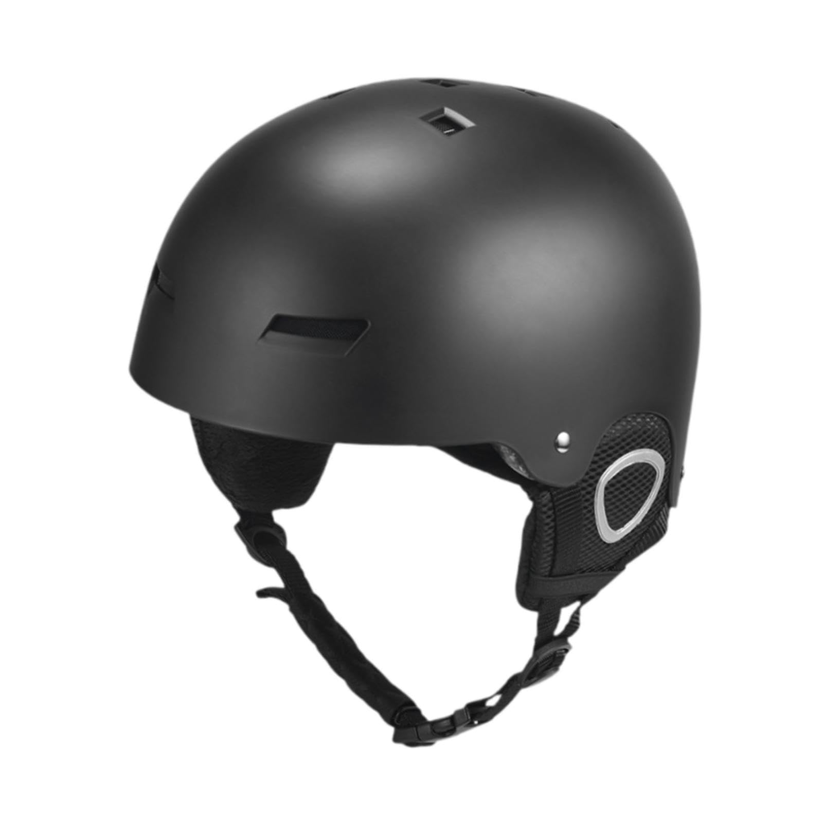 Kask narciarski męski damski kask snowboardowy do jazdy na deskorolce wspinaczka skałkowa jazda na rowerze czarny M