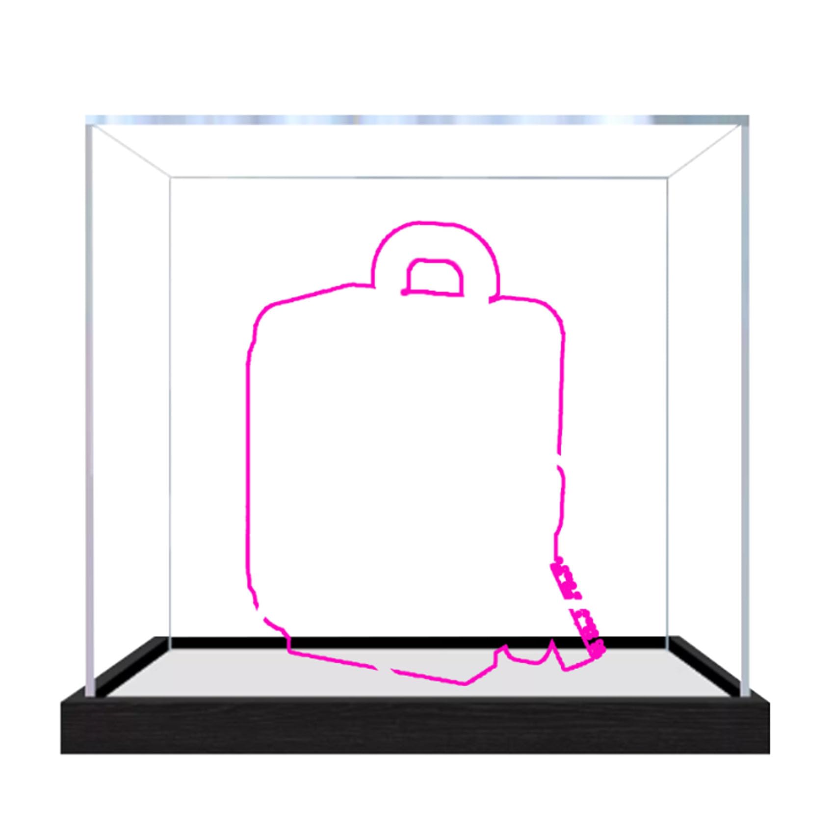 Acrylic Display Case for Le-go 40817 Suitcase Model, Dustproof Display Box (display box only) (StyleC 3mm)