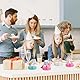 9 Stück Einhorn Bienenwabe Einhorn Party Deko 3D Waben Unicorn Regenbogen Honeycomb mittelstücke Papier Herzstück Tischaufsätze Dekoration für Mädchen Geburtstag Thema Party Tischdeko