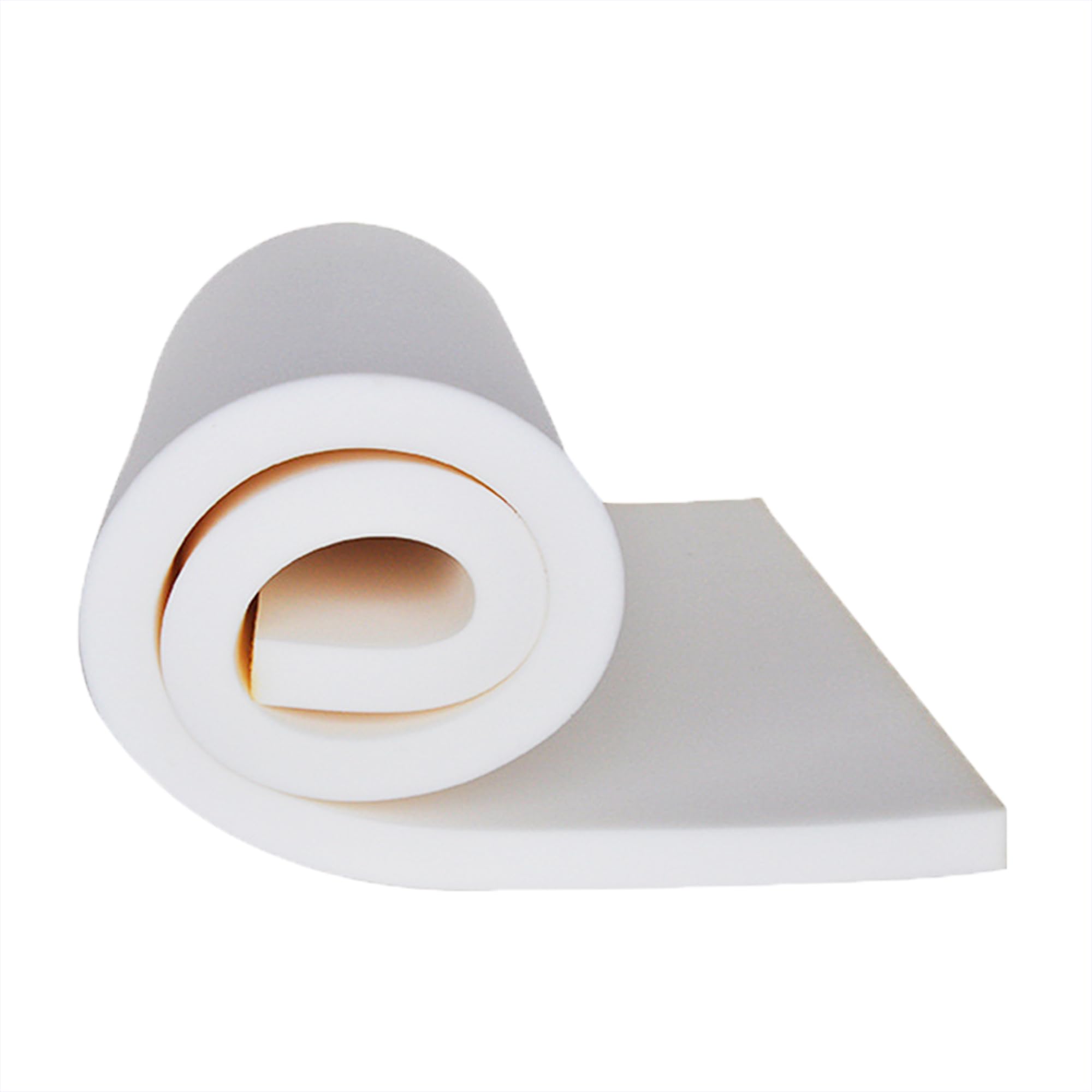 Espuma firme de alta densidad, hoja de espuma blanca cortada a cualquier tamaño, espuma de tapicería para cojines de repuesto, sofá, cama de mascotas, banco de jardín, acolchado de espuma