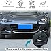 Car front bumper grille decorative frames on both sides Compatible with Mazda MX-5 NC Miata 2016-2023 Front Bumper Side Air Inlet Vent Cover Trim 2PCS Accessories (Piano Black)