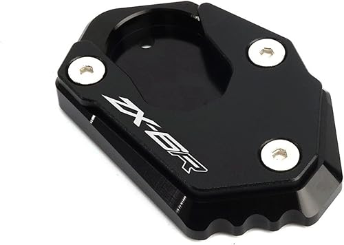 Tablero de extensión para Kawasaki para Ninja ZX6R ZX-6R ZX 6R 2017-2020 motocicleta CNC Alunimun Kickstand placa de extensión soporte soporte