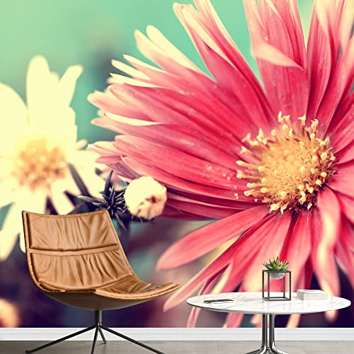 wall26 Delicate Red Aster Canvas Wall Mural #TOP14