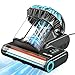 Belife M8 Mattress Vacuum Cleaner, 18Kpa Bed Vacuum Cleaner with UV & Hot Air & High Heating, 550W Powerful Suction Double-Cup Handheld Vacuum Sofa Couch Cleaner for Dust Pillow Crib Pet Hair, Corded