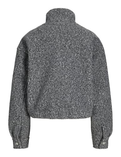 JJXX Jack&Jones Damen JXASTRID Curly Jacket OTW Bomberjacke, Grey Melange, XL