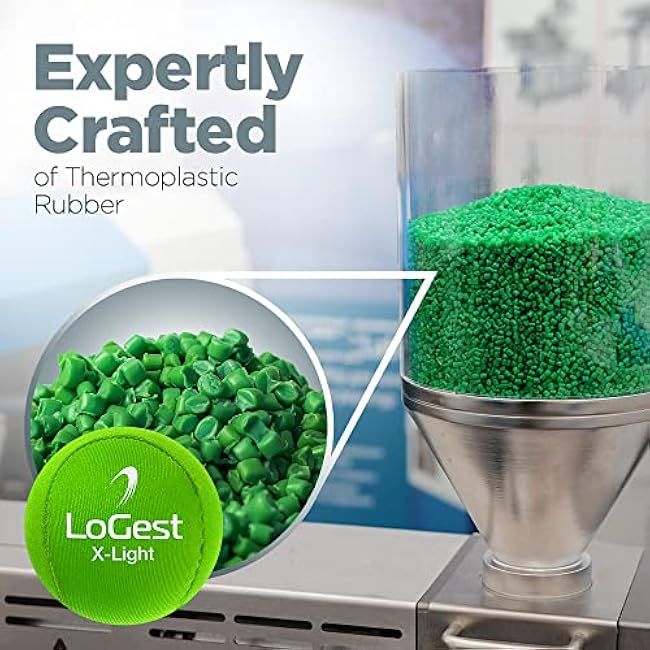 Logest Hand Stress Ball - Stress Reliever and Hand Exercise Ball - Available in 5 Levels