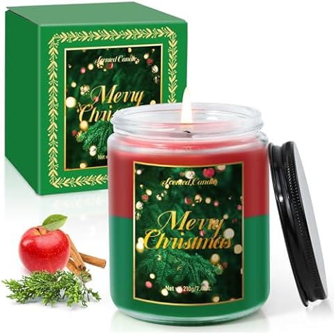 Scent-Hi Christmas Soy Aromatherapy Candle Set Cover