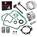 290cc FE290 Engine Rebuild Gasket Kit Oversize 0.5mm Piston & Ring Seal Intake Exhaust Valve Compatible with Club Car Golf Cart DS Predent 1016447 1016448 1023047-01