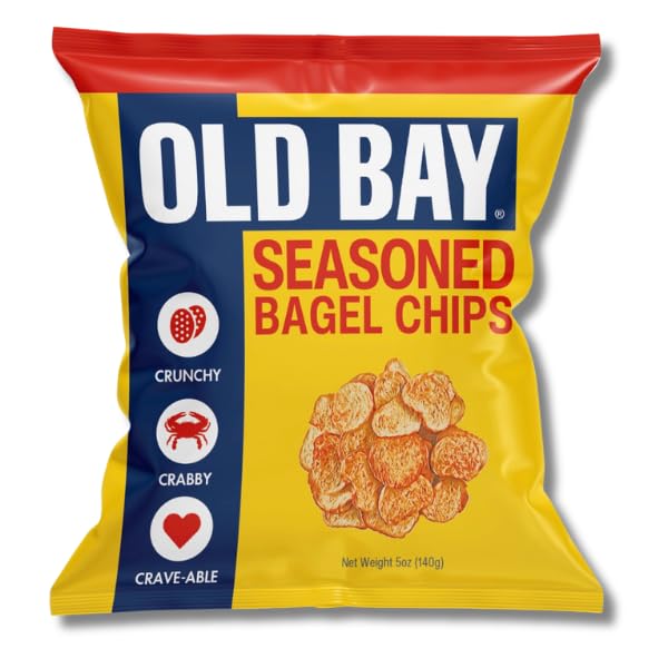 OLD BAY® Bagel Chips, Crunchy, Savory, Pack of 4