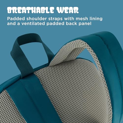 Concept One Scooby-Doo Backpack with Mystery Machine Pouch, Nostalgic Cartoon Bag, with Keychain, Adjustable Straps, Extra Storage, Green4