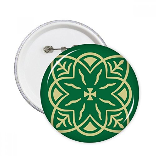 Pins Talavera M badge rond multicolore decoration vetements