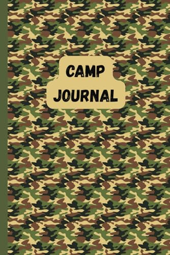Camp Journal: A Notebook for Campers to Reflect, Record, and Revisit Their Outdoor Adventures | Adults and Teens | 50 pages | 6x